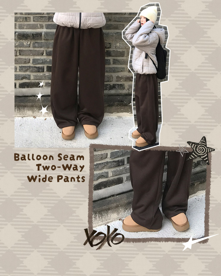 절개벌룬투웨이와이드팬츠